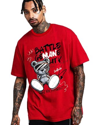 Oversized Cotton Blend Half Sleeve Mens T-Shirts