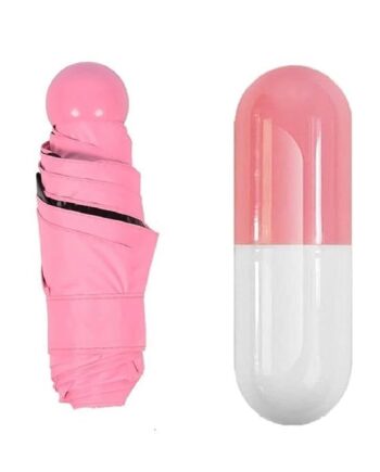 Nylon Fancy Capsule Shape Portable Umbrella
