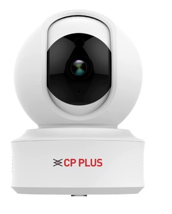 CP Plus 1080P Full HD Smart WiFi IP Camera | 360° with Pan & Tilt | Two Way Talk | Cloud Monitor | Motion Detect | Night Vision | Supports SD Card (Up to 128 GB) | Alexa & Ok Google