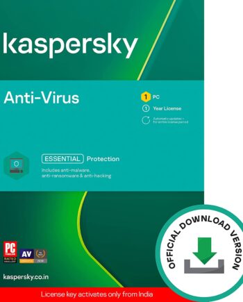 Kaspersky Anti-Virus Security Latest Version - 1 User, 1 Year