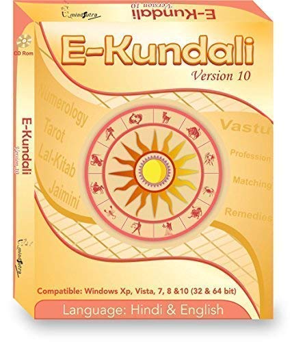 E-Kundali 10 (Language Hindi-English) Astrology Software (CD) SELLERS STORE E-Kundali 10 (Language Hindi-English) Astrology Software (CD)