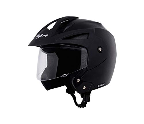 Vega Crux Open Face Black Helmet-M SELLERS STORE Vega Crux Open Face Black Helmet-M