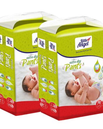 Little Angel Baby Diaper Pants, Medium (2 X Pack of 56)