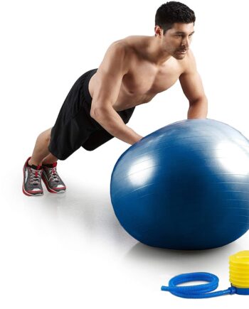 Non-Slip Anti Burst Yoga Ball with Quick Pump (75 cm)