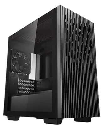 Computer Cabinet/Gaming Case -Black |Tempered Glass Side Panel with Rear