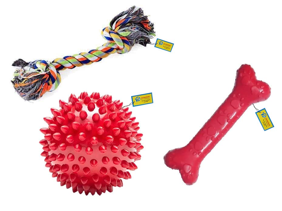 Rope Toys Puppy, Ball and Cotton Chew Toy, Dog Toys Combo for Small Breeds, Nature Teething Toy for Dental Health SELLERS STORE Rope Toys Puppy, Ball and Cotton Chew Toy, Dog Toys Combo for Small Breeds, Nature Teething Toy for Dental Health