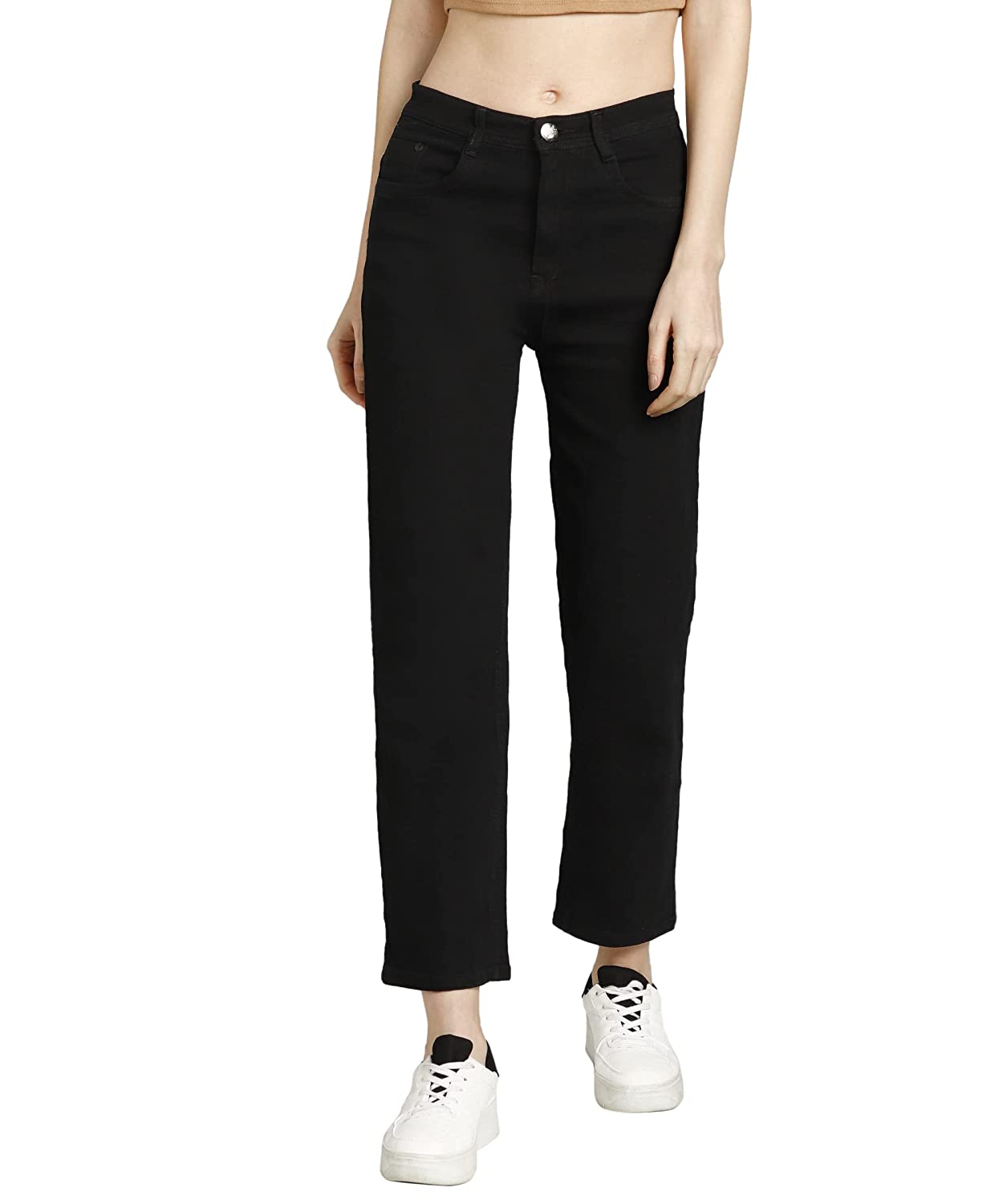 Women's Denim Straight Fit Boyfriend Jeans SELLERS STORE Women's Denim Straight Fit Boyfriend Jeans