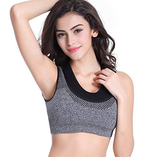 Women's Nylon & Cotton Lightly Padded, With Removable Pads Non-Wired Sports Bra (Free Size, Fits Best- 30 to 34B) SELLERS STORE Women's Nylon & Cotton Lightly Padded, With Removable Pads Non-Wired Sports Bra (Free Size, Fits Best- 30 to 34B)