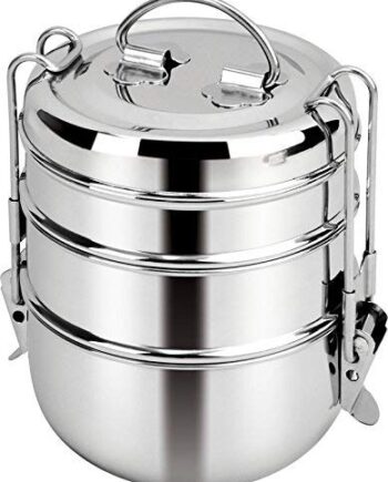 Stainless Steel Tiffin Box, Lunch Boxes (3 Tier)