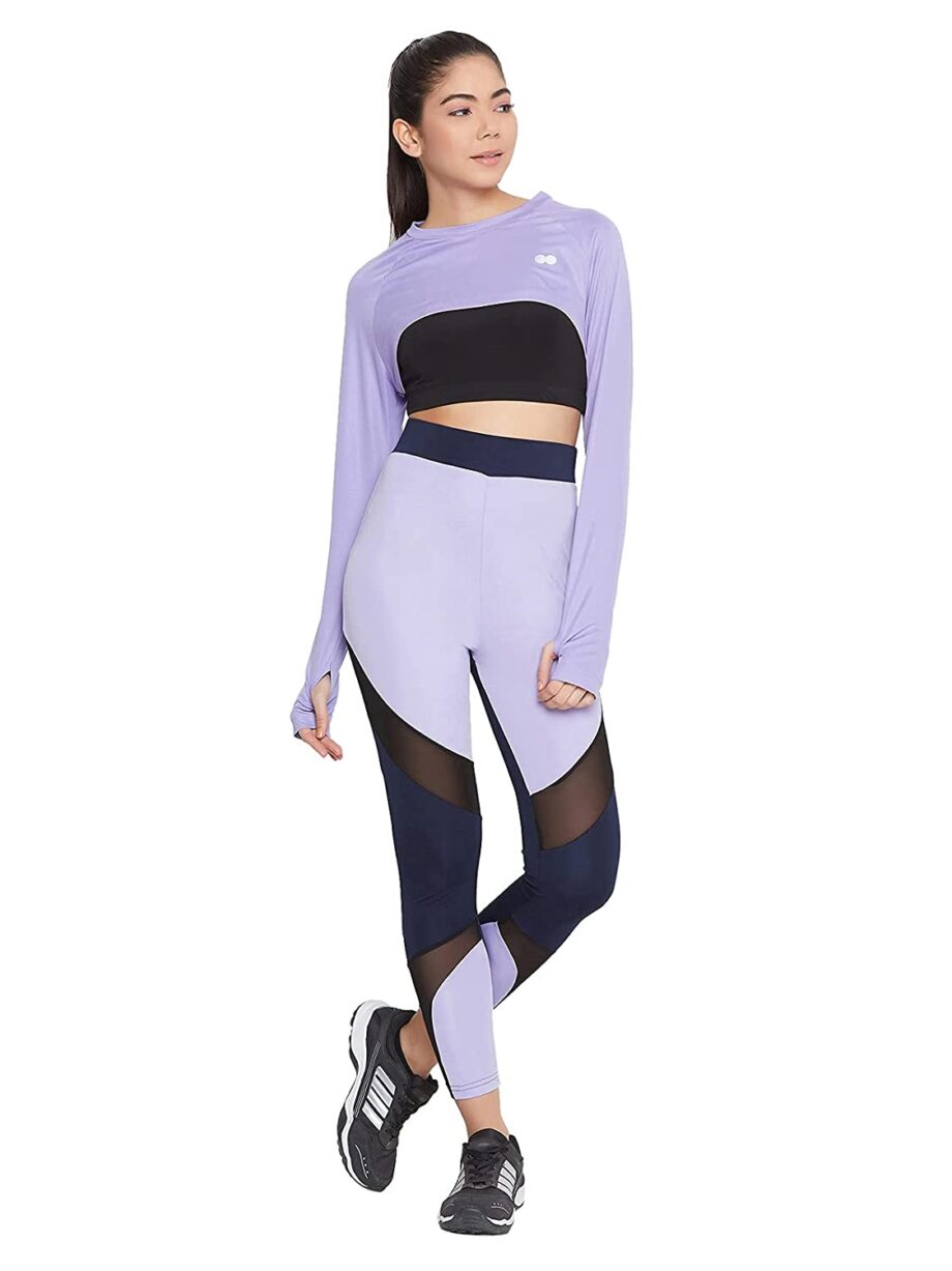 Women's Activewear Long Sleeve Sport Crop Top