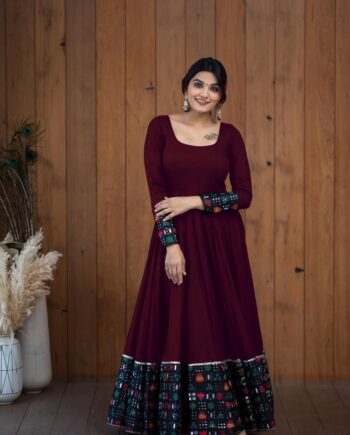 Desginer Printed Maxi Dress