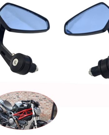 Mirror Glass Bar End Rear View Mirrors Motorcycle Handlebar Side View Mirrors for Bike