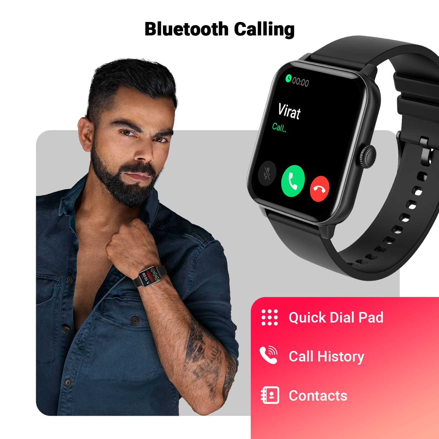 Ninja Calling 1.69" Full Touch Bluetooth Calling Smartwatch SELLERS STORE Ninja Calling 1.69" Full Touch Bluetooth Calling Smartwatch