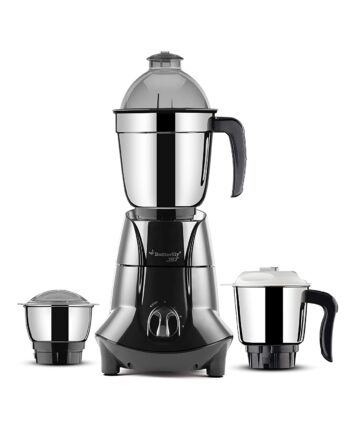 Butterfly Jet Elite 750-Watt Mixer Grinder with 3 Jars (Grey)