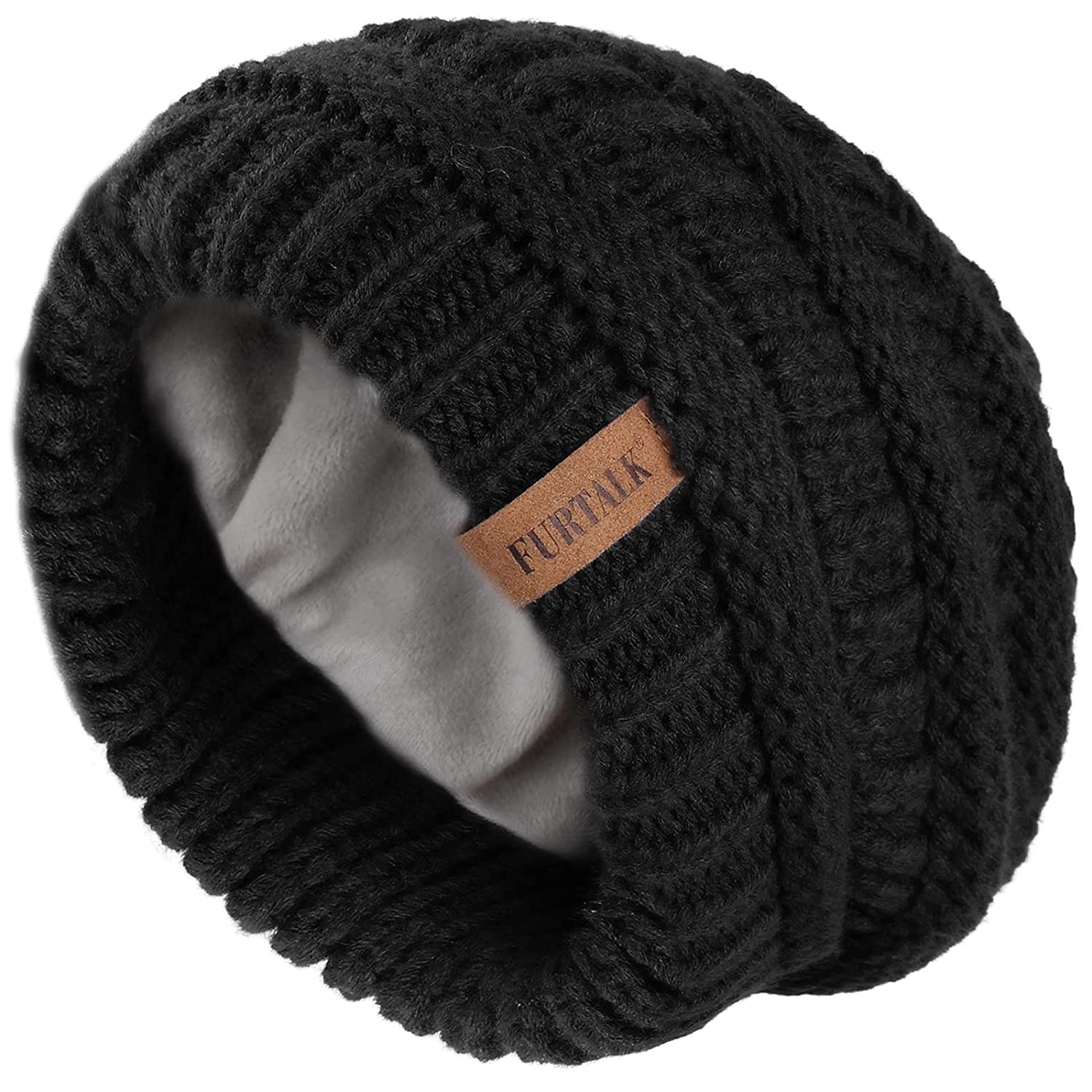 Knit Beanie Hats for Women Men Fleece Lined Ski Skull Cap Slouchy Winter Hat SELLERS STORE Knit Beanie Hats for Women Men Fleece Lined Ski Skull Cap Slouchy Winter Hat