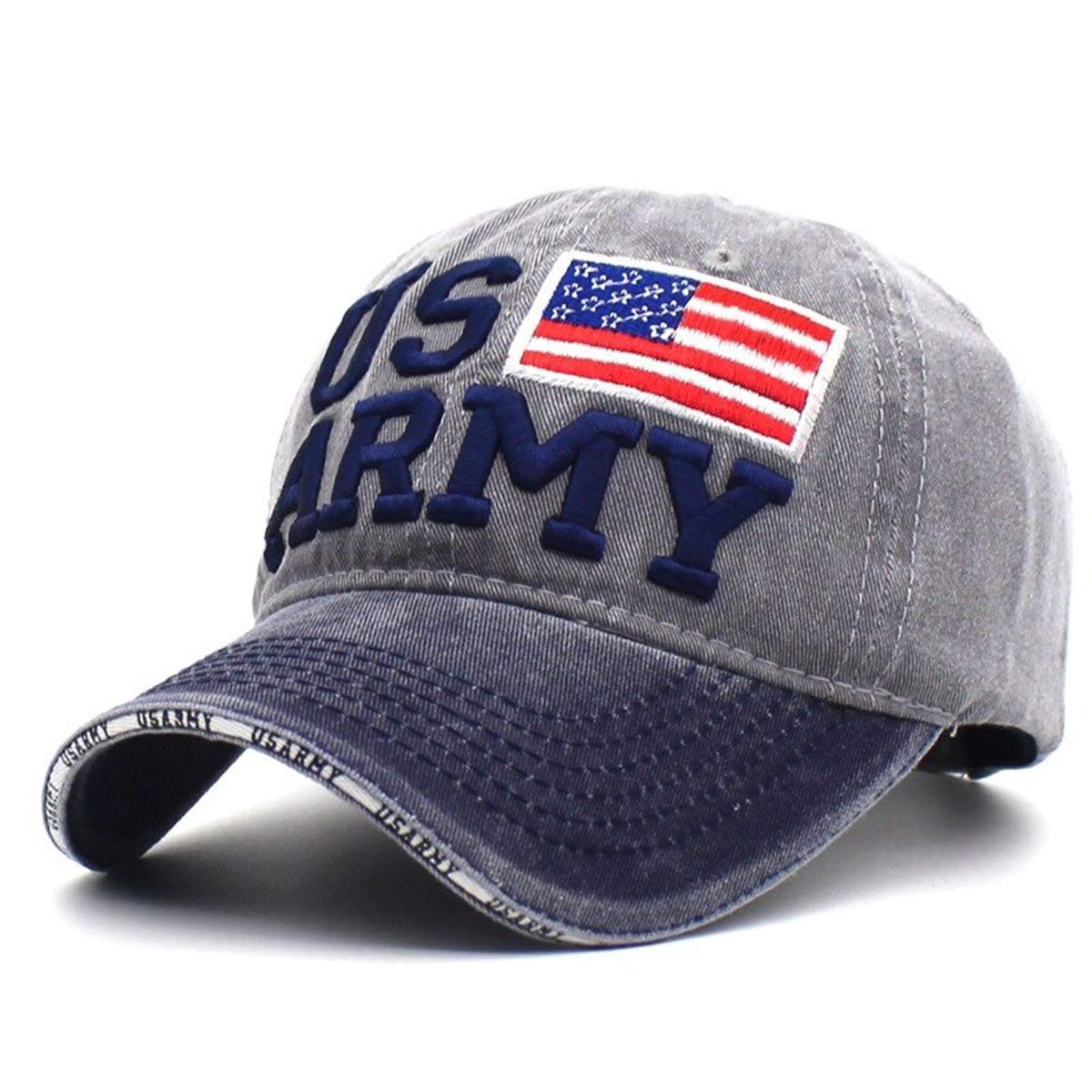 Denim Flag Style Cotton Embroidered Adjustable Baseball Cap for Adult Men Women Unisex SELLERS STORE Denim Flag Style Cotton Embroidered Adjustable Baseball Cap for Adult Men Women Unisex