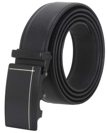 Men's PU Leather Autolock Belt, Free Size