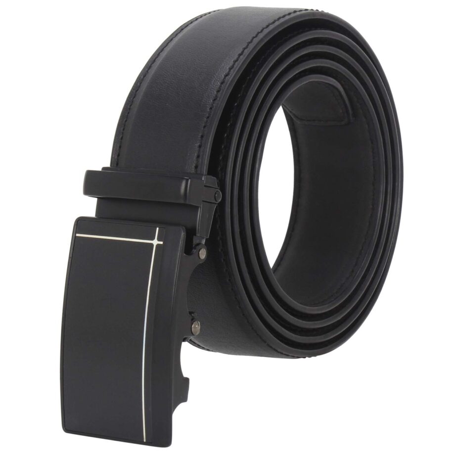 Men's PU Leather Autolock Belt, Free Size