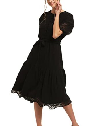 Women's Synthetic a-line Knee-Long Dress