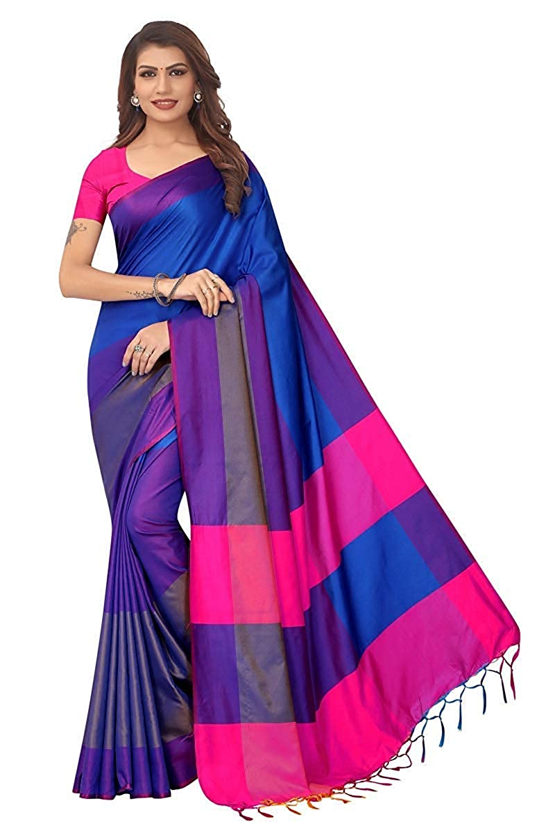 Soft Cotton & Silk Saree For Women Banarasi Saree SELLERS STORE Soft Cotton & Silk Saree For Women Banarasi Saree