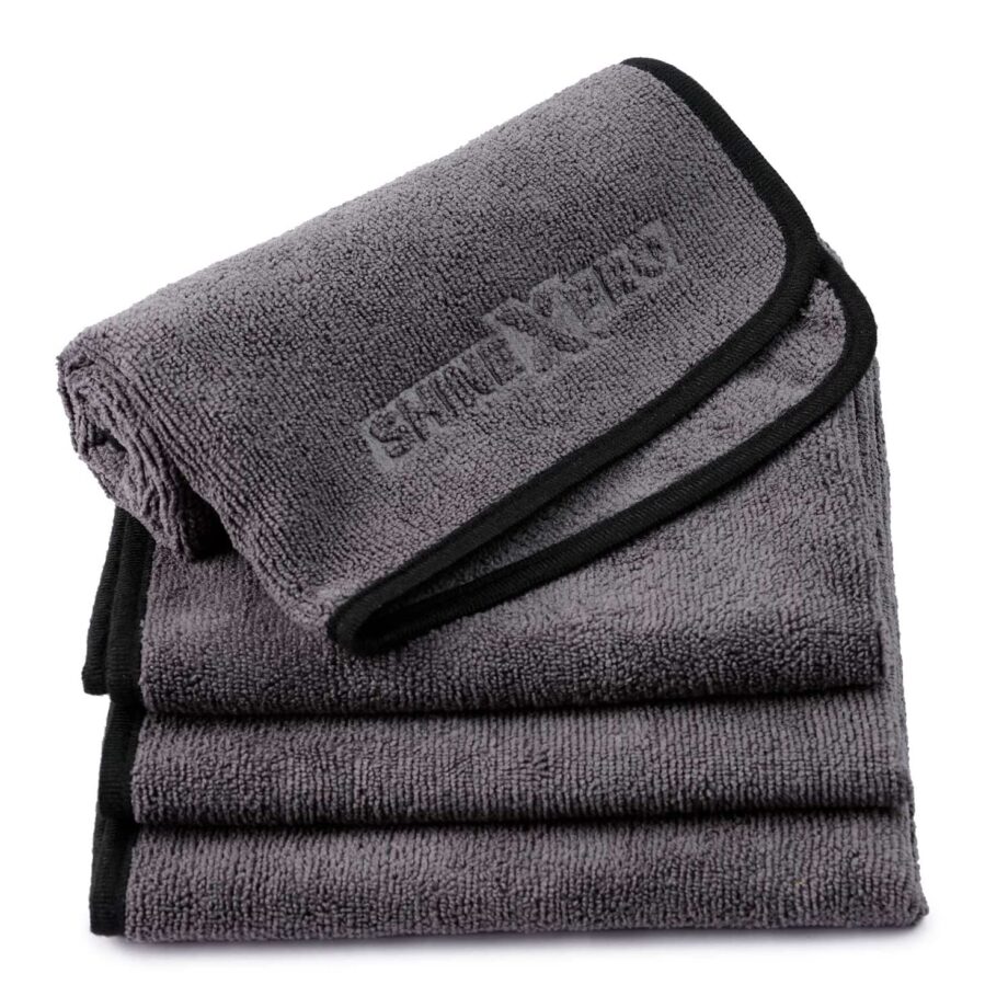 Multipurpose Microfiber Cloth for Car and Bike Cleaning, Washing and Detailing (Pack of 4)
