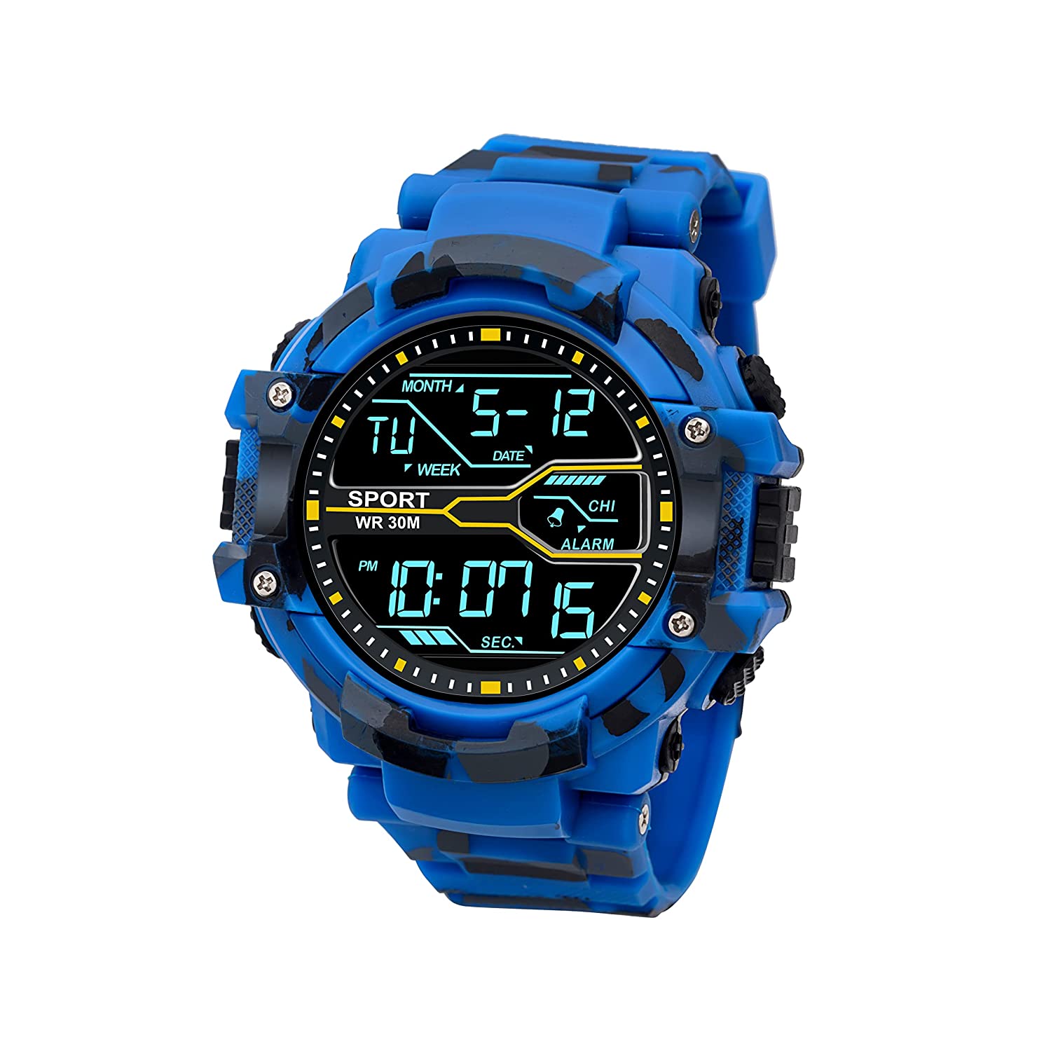 Multi Functional Sports Digital Dial Men's Watch SELLERS STORE Multi Functional Sports Digital Dial Men's Watch