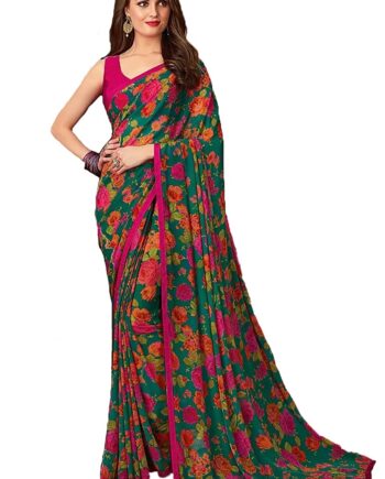 Women's Woven Georgette Saree