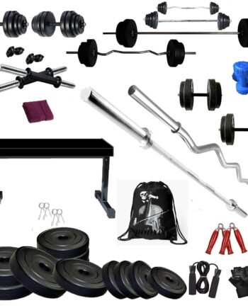 Home Gym Set Combo Kit, Gym Equipment, (20-100 Kg)