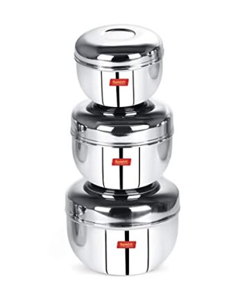 Mirror Finish Apple Shape Storage Containers
