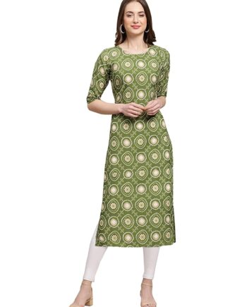 Women's Crepe Regular Kurta