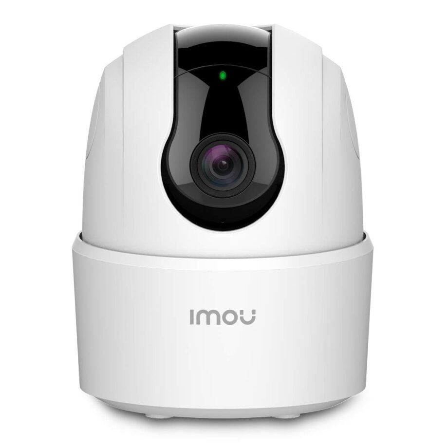 360 Degree WiFi Security Camera (White), Up to 256GB SD Card Support,