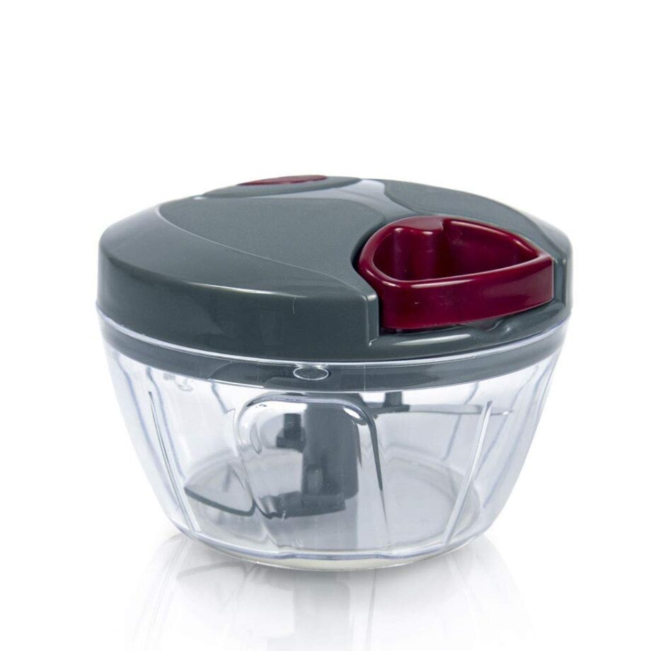 Plastic Mini Handy and Compact Chopper with 3 Blades