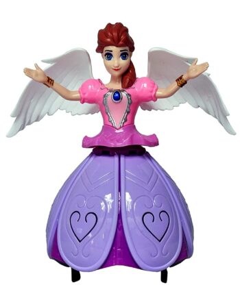 Musical Bump and Go Dancing Princess Fairy with Flasing Lights Plastic Toy
