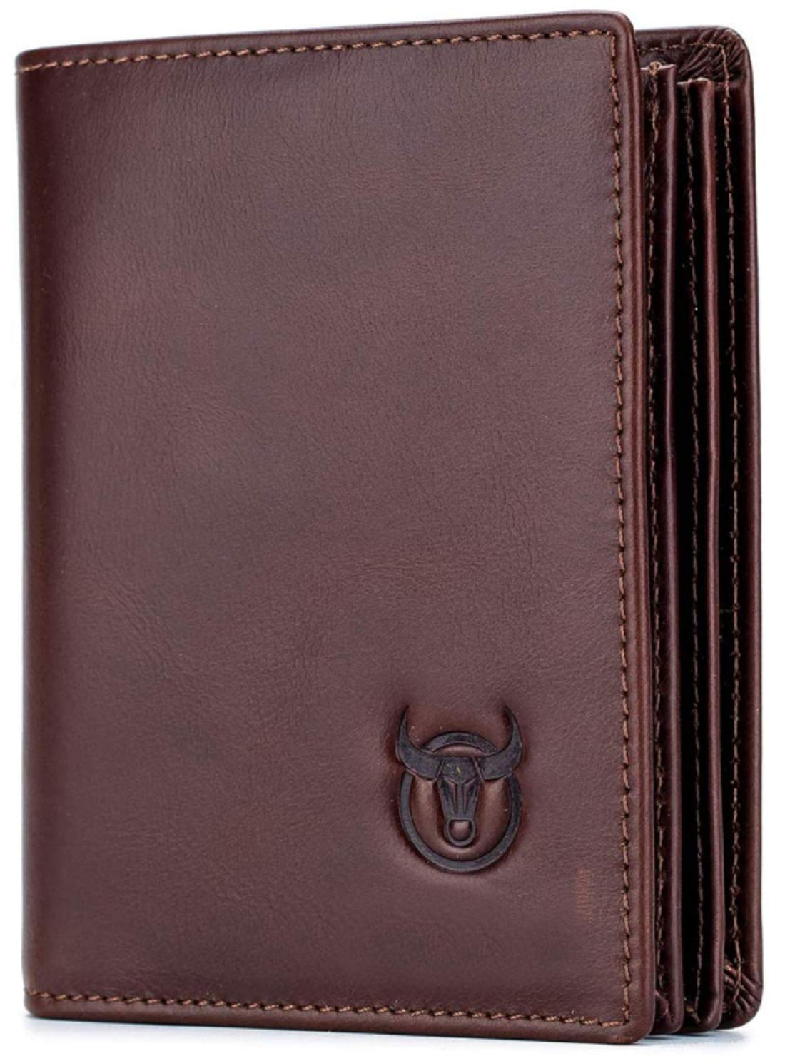 Men's Genuine Leather RFID Blocking Large Capacity Wallet | Bifold Wallet for Men (Brown) SELLERS STORE Men's Genuine Leather RFID Blocking Large Capacity Wallet | Bifold Wallet for Men (Brown)