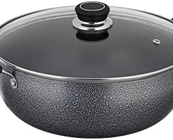 Non Stick Kadhai with Glass Lid 26 cm
