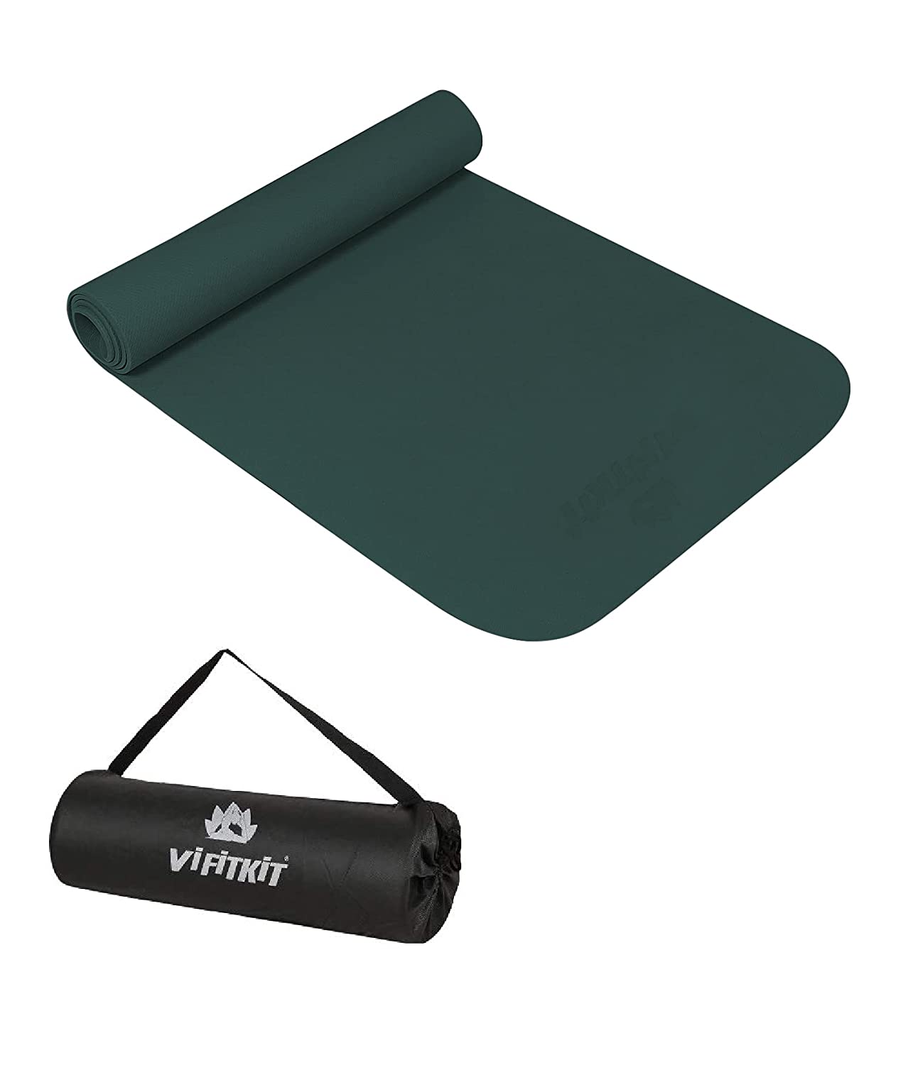 Anti-Skid Yoga Mat with Carry Bag for Home Gym & Outdoor Workout for Men & Women SELLERS STORE Anti-Skid Yoga Mat with Carry Bag for Home Gym & Outdoor Workout for Men & Women