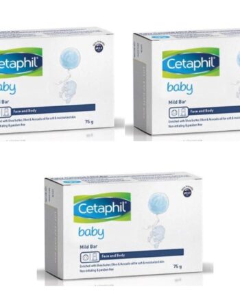 Cetaphil Baby Mild Bar for Face and Body Pack of 3