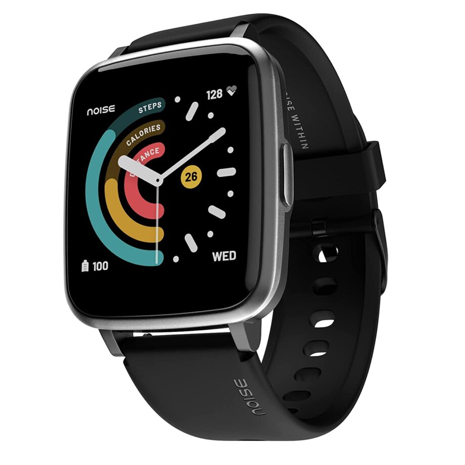 Pulse Spo2 Smart Watch with 10 days battery life, 60+ Watch Faces, 1.4" Full Touch HD Display Smartwatch, 24*7 Heart Rate Monitor Smart Band, Sleep Monitoring Smart Watches for Men and Women & IP68 Waterproof (Jet Black)