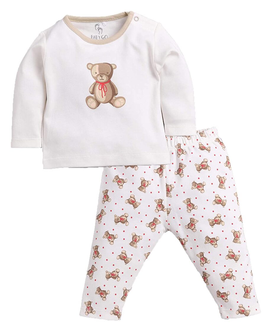 Full Sleeves T-Shirts & Pant Combo for Baby Boys & Baby Girls Multicolred (Pack of 2)