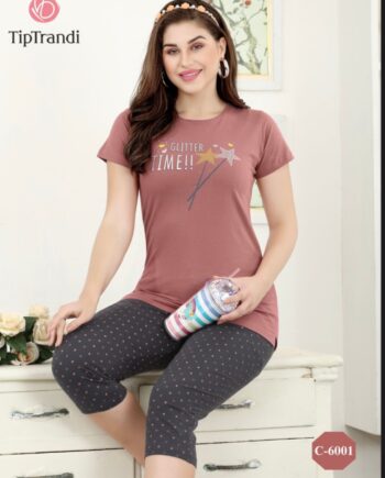 Womens Capri Night Suit