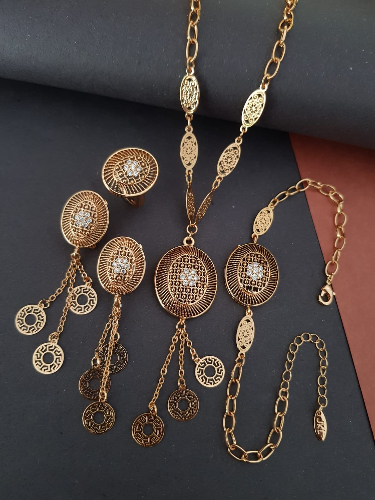 Rosegold Necklace Set For Girls SELLERS STORE Rosegold Necklace Set For Girls