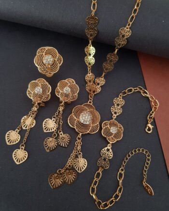 Beautiful Rosegold Necklace Set