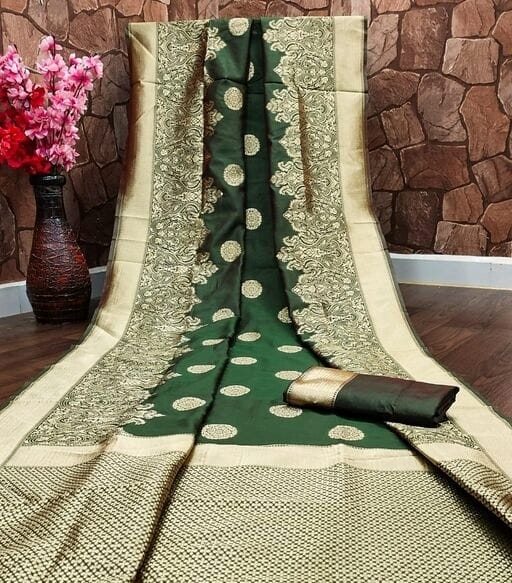 Pure Bright Red Color Gold Toned Banarasi Silk Woven Designer Saree SELLERS STORE Pure Bright Red Color Gold Toned Banarasi Silk Woven Designer Saree