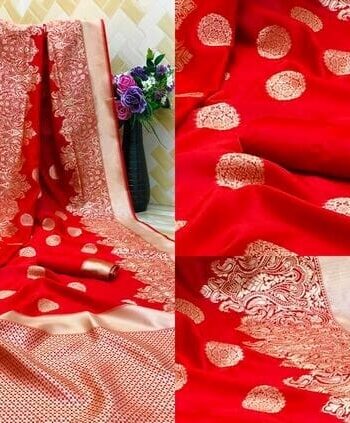 Beautiful Trendy Banarasi Silk Woven Designer Saree