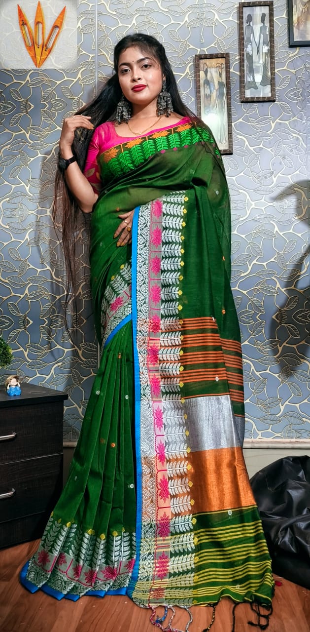 Womens Pure Cotton Saree SELLERS STORE Womens Pure Cotton Saree