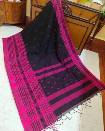 Khadi Begampuri Moshal Jamdani Saree