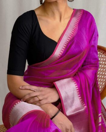 Cotton Khadi Saree