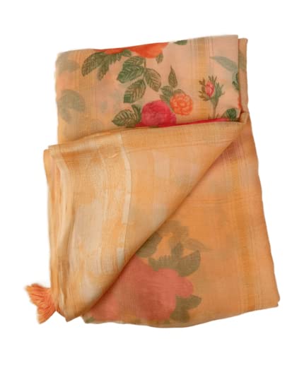 Women's Chiffon Saree With Blouse Piece SELLERS STORE Women's Chiffon Saree With Blouse Piece