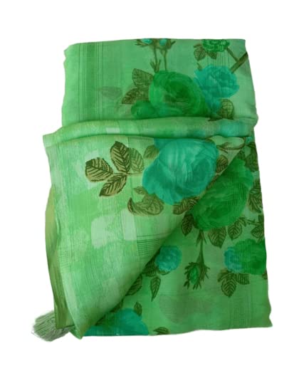 Women's Chiffon Saree With Blouse Piece SELLERS STORE Women's Chiffon Saree With Blouse Piece