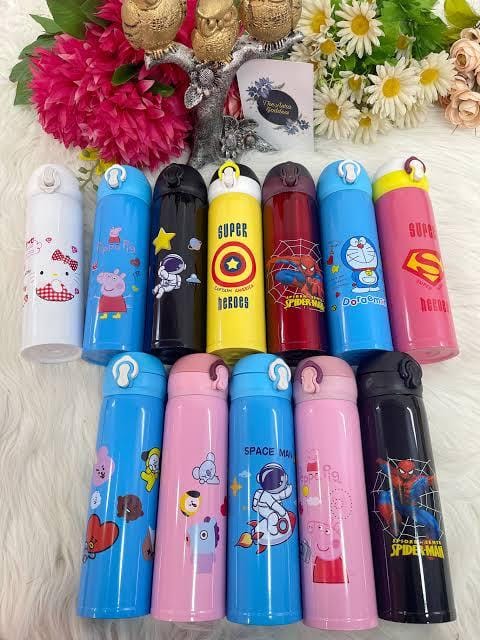 Space Astronaut Water Bottle for Kids /Gym Sipper/ Cartoon Stainless Steel Thermos Space Theme Bottle Insulated Flask Tumbler for Kids Birthday Party Return Gifts SELLERS STORE Space Astronaut Water Bottle for Kids /Gym Sipper/ Cartoon Stainless Steel Thermos Space Theme Bottle Insulated Flask Tumbler for Kids Birthday Party Return Gifts